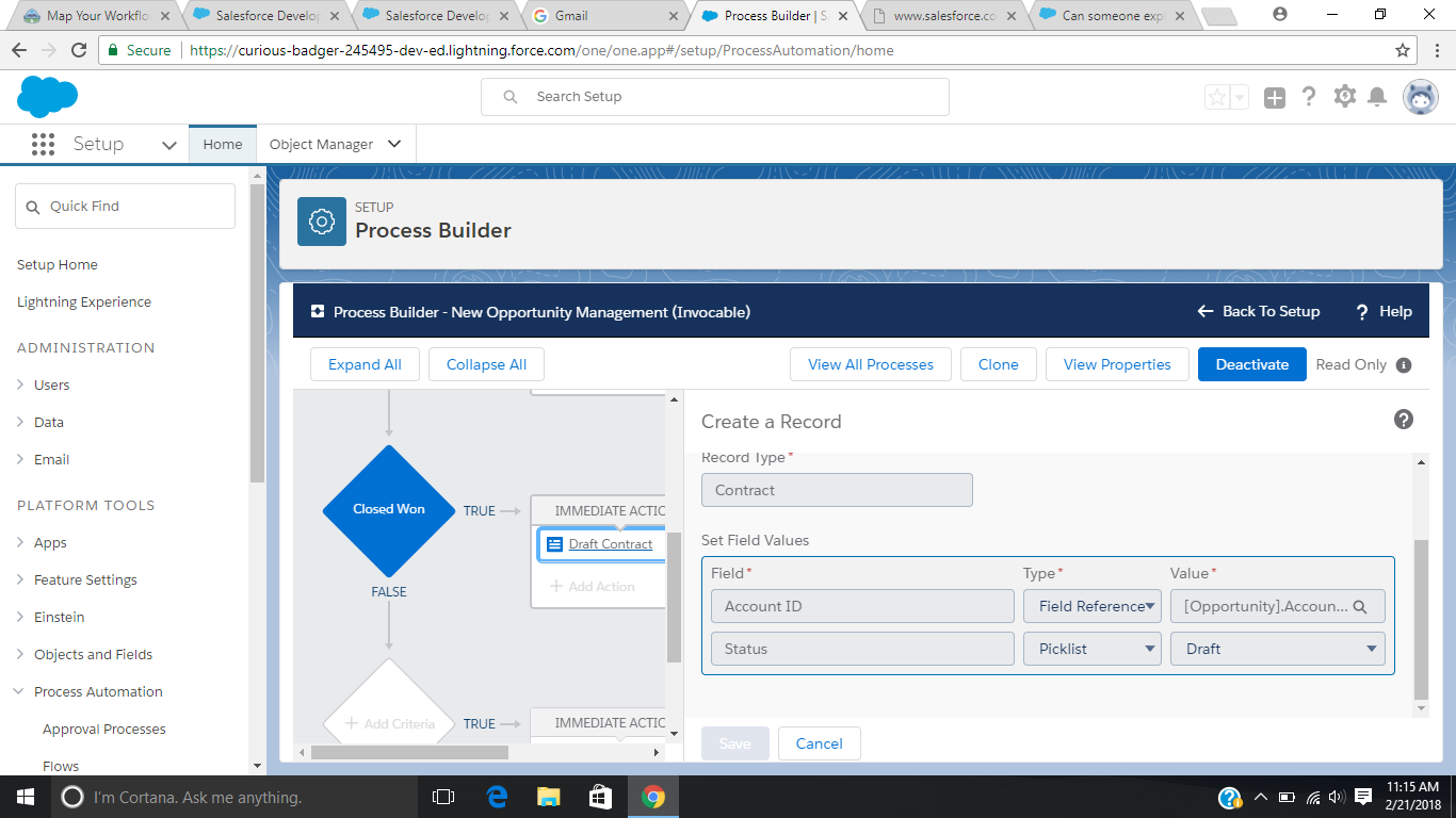 Process Builder