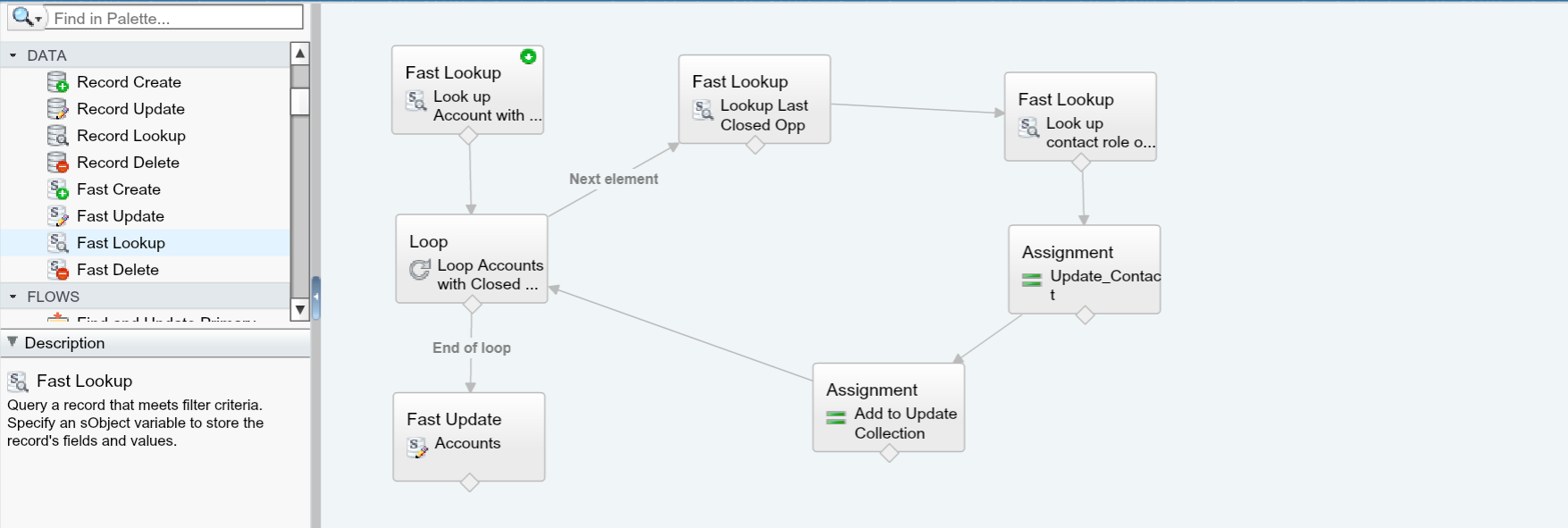 Update Accounts Flow
