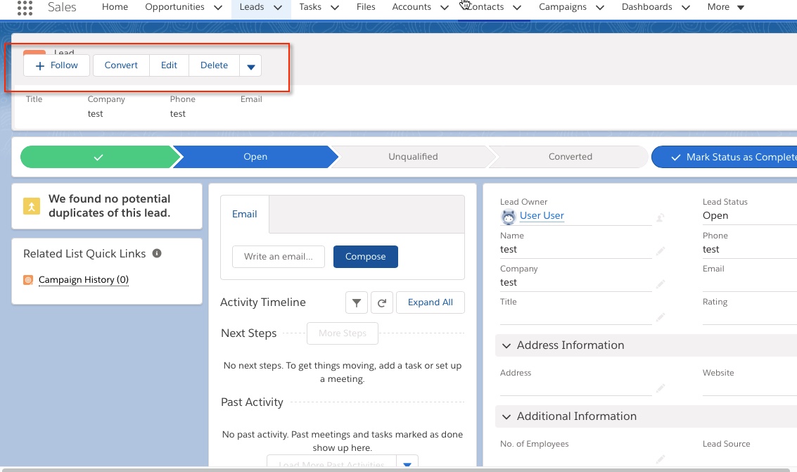 Buttons on the wrong side