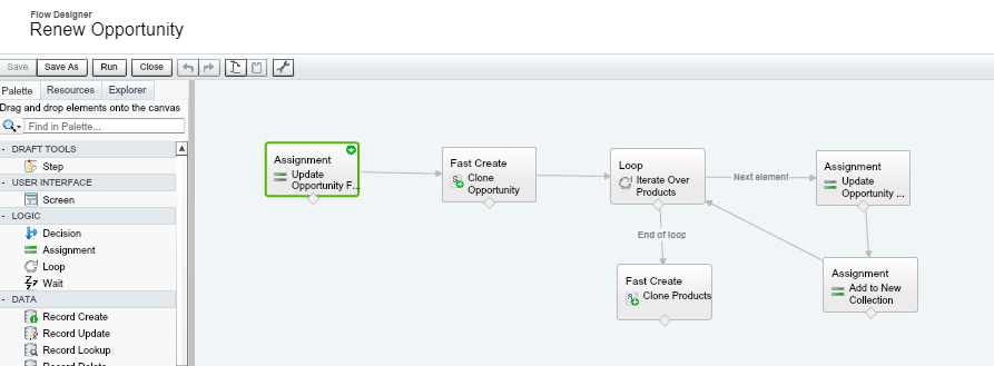 Flow Designer: Renew Opportunity
