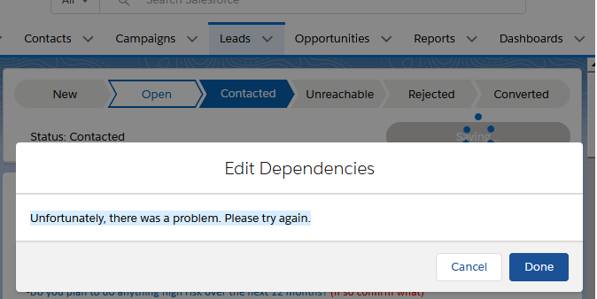 Lightning:Path Error