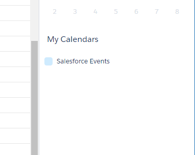 Calendar Issue Screenshot