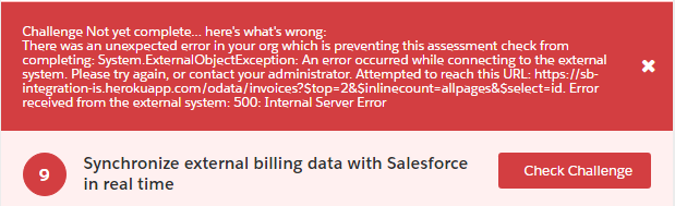 Internal Server Error