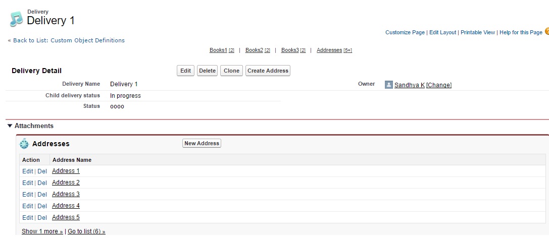 VF page added in a section of page layout