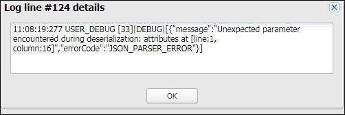 Error message