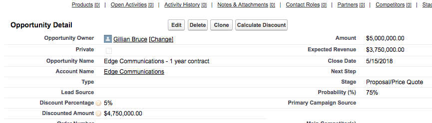 Custom button & updated fields from flow