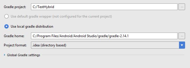 Bydefault Select Gradle