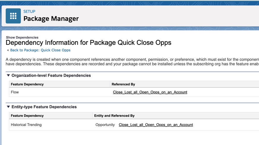 entity-type feature dependency