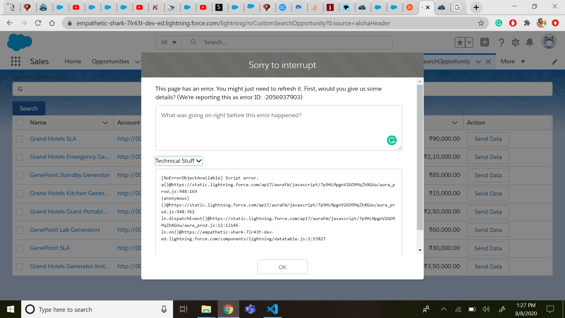 This is the error i am getting and after making changes also it shows the same thing.