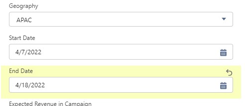 If I try to edit the field it's not beening changed.