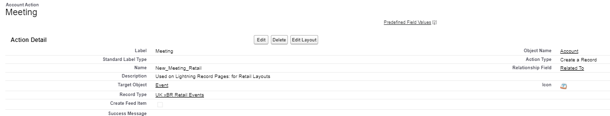 screenshot of quickaction