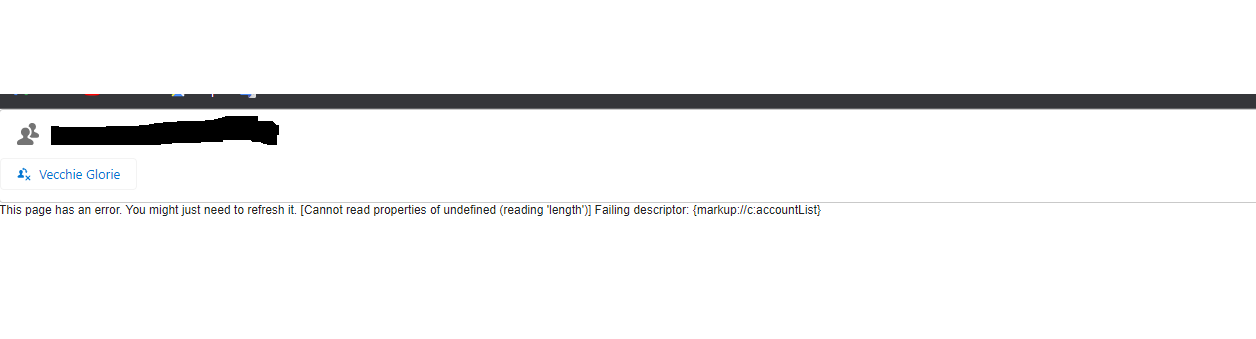In this site (the external site) I can't to see the data. I have this error: