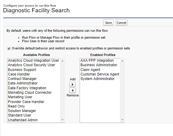 Flow Security Screenshot