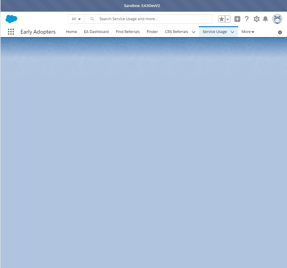 Hitting Cancel leaves the user on a blank page