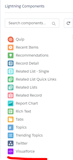 Visualforce Component