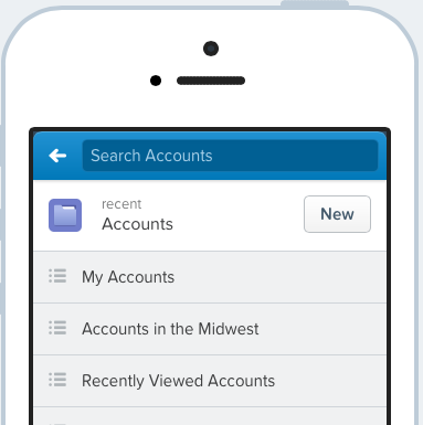 Salesforce1 Header Search