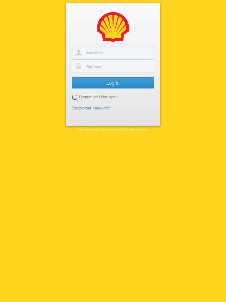 Need to increase the space above the login section.
