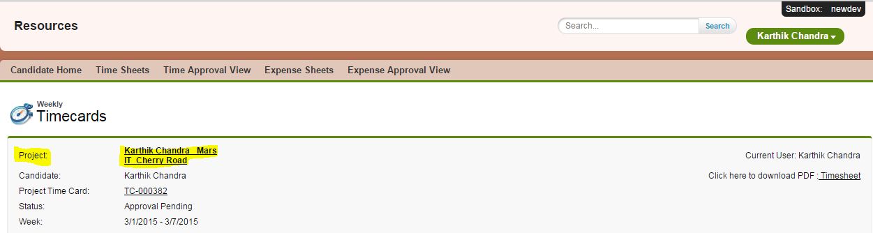 Community User - Project