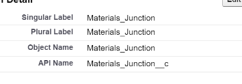 Materials Junction Object API