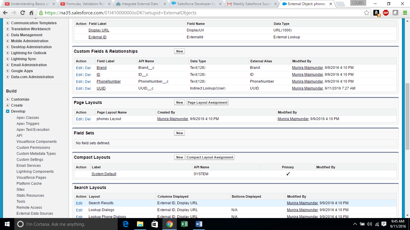 Indirect Relationship with User