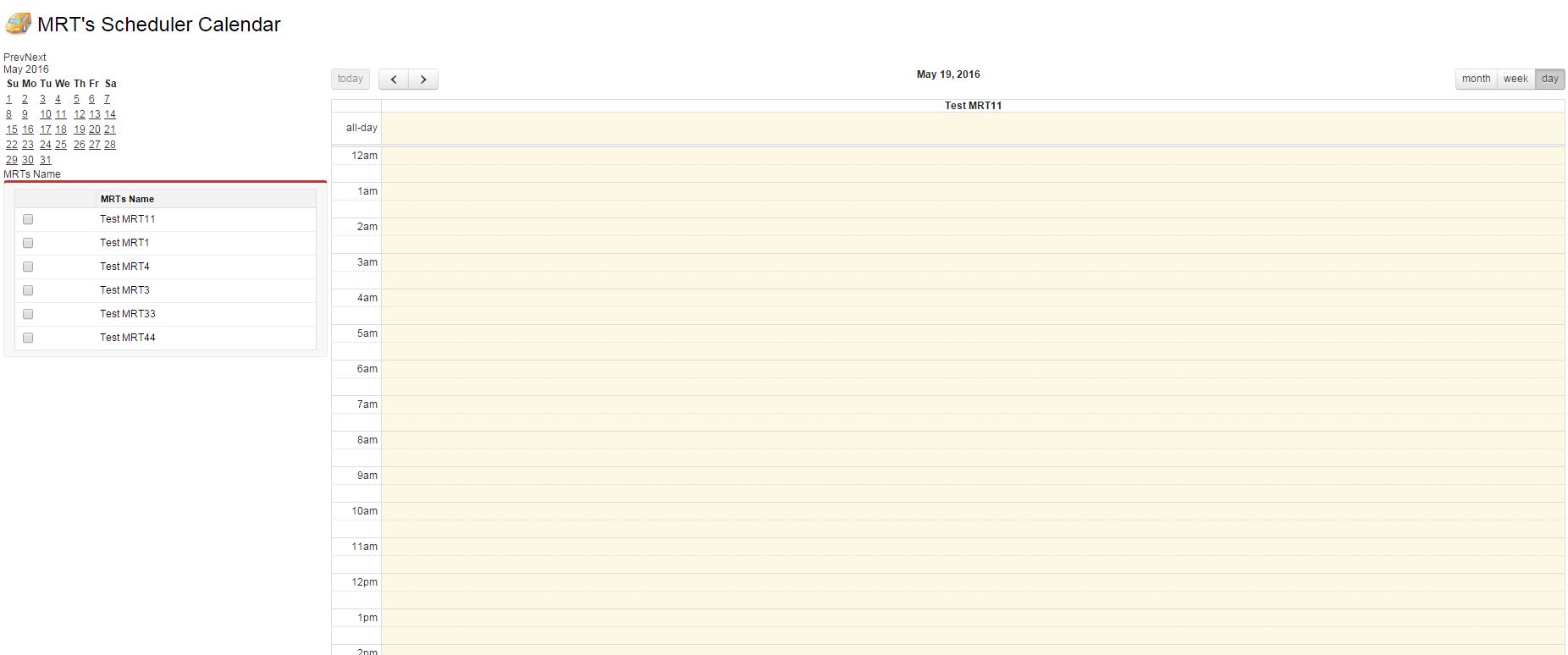 If user select checkbox on Left Panel one at time Member Loading on Calendar.unable to select another member in checkbox because it'f refreshing with main table.