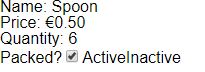 Packed toggle checkbox has ActiveInactive beside it.