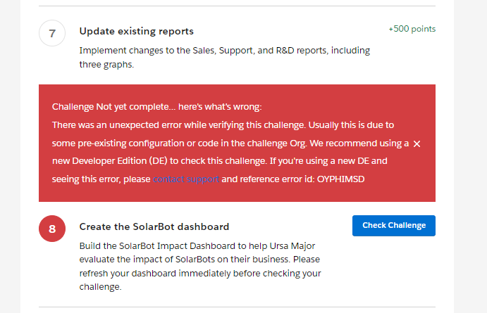 Create the SolarBot dashboard : Challenge Not yet complete... here's what's wrong:  reference error id: OYPHIMSD