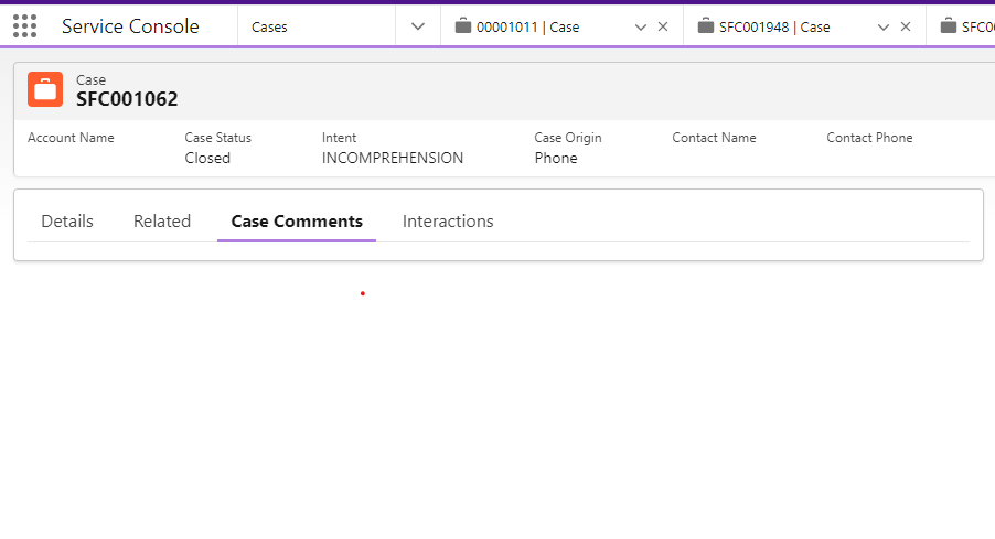 i need to add case comment as separate tab and it shouldn't present in related