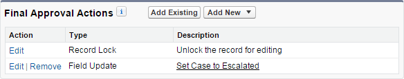 Set Case Escalated must be prefixed by Record Unlock.